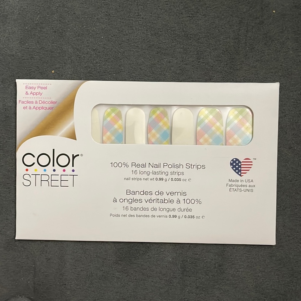Color Street 100% Real Nail Polish Strips - Spring Picnic